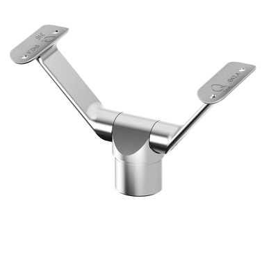 Dobbel håndløperholder for stolpemontering